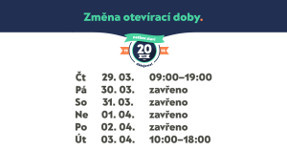 Změna otevírací doby
